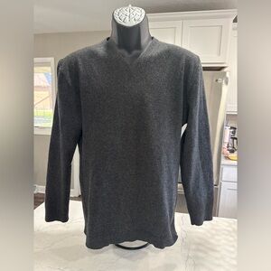 Banana Republic Men’s 100% Cashmere Sweater Large Dark Grey
